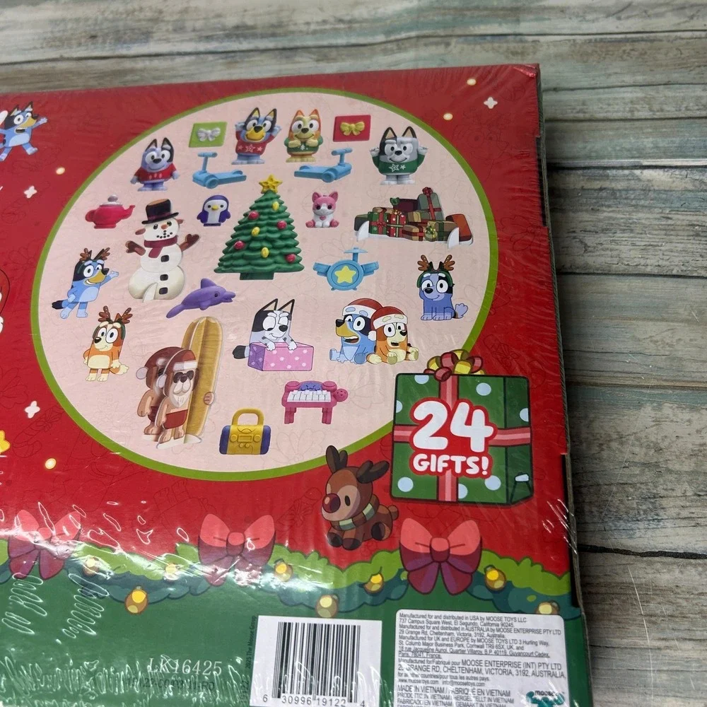 Bluey Advent Calendar 2025 Christmas Toy Figures